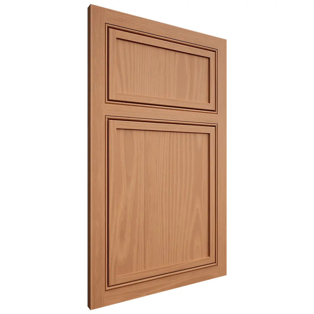 Shiloh Cabinetry Beaded Inset Napa Vertical Cherry Plain Cut Natural Door