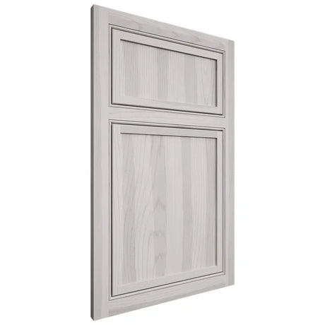 Shiloh Cabinetry Beaded Inset Napa Vertical Hickory Plain Cut Cotton Door
