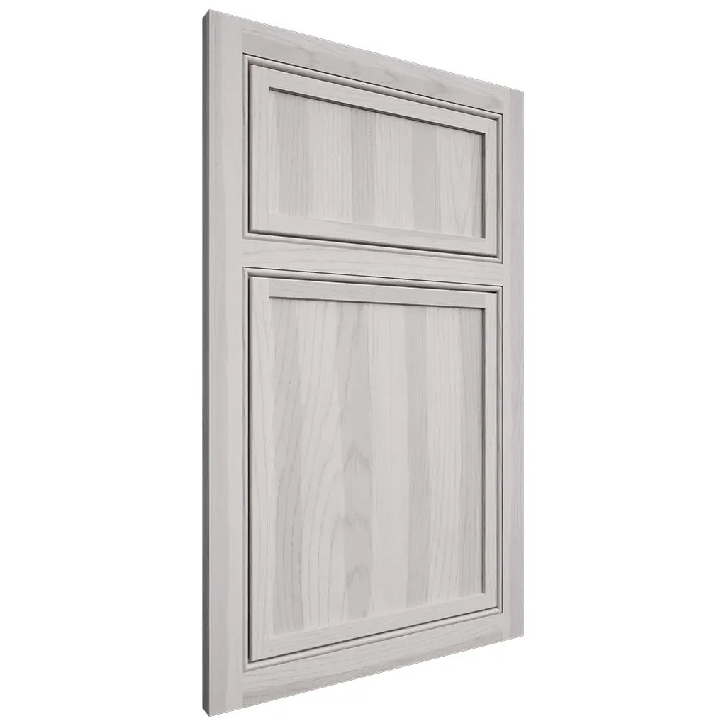 Shiloh Cabinetry Beaded Inset Napa Vertical Hickory Plain Cut Cotton Door