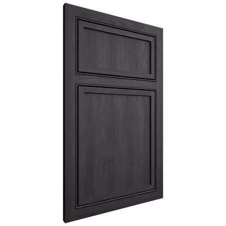 Shiloh Cabinetry Beaded Inset Napa Vertical Hickory Plain Cut Harbor Door