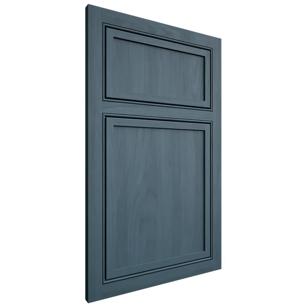 Shiloh Cabinetry Beaded Inset Napa Vertical Hickory Plain Cut Hudson Door