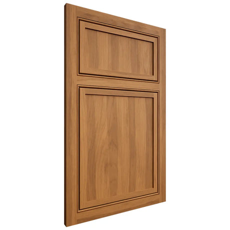 Shiloh Cabinetry Beaded Inset Napa Vertical Hickory Plain Cut Medium Door