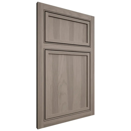 Shiloh Cabinetry Beaded Inset Napa Vertical Hickory Plain Cut Sterling Door