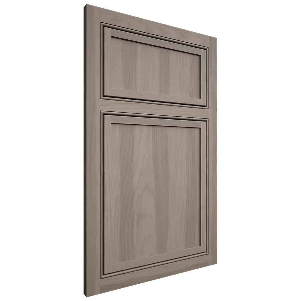 Shiloh Cabinetry Beaded Inset Napa Vertical Hickory Plain Cut Sterling Door