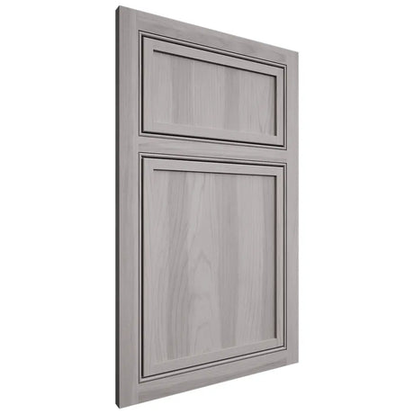 Shiloh Cabinetry Beaded Inset Napa Vertical Hickory Plain Cut Stratus Door