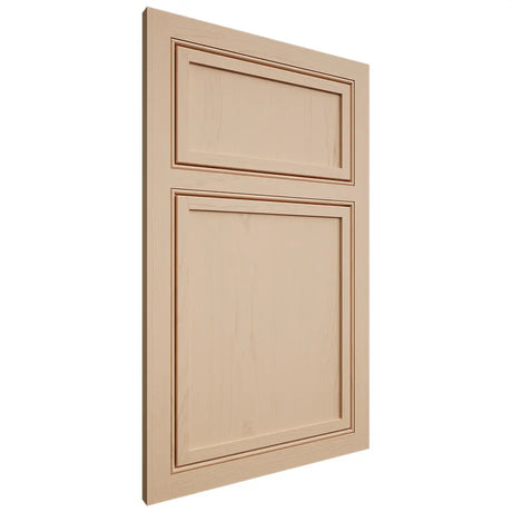 Shiloh Cabinetry Beaded Inset Napa Vertical Maple Plain Cut Natural Door