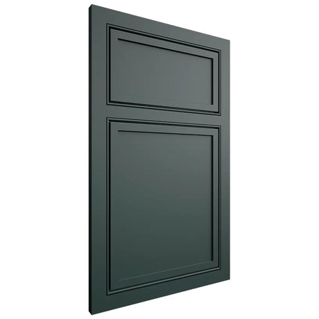 Shiloh Cabinetry Beaded Inset Napa Vertical Paintable Billiard Green Door