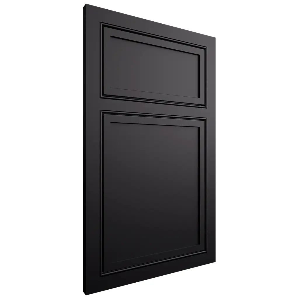 Shiloh Cabinetry Beaded Inset Napa Vertical Paintable Black Door