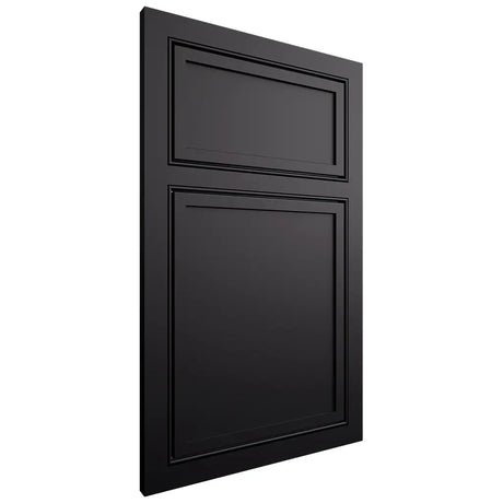 Shiloh Cabinetry Beaded Inset Napa Vertical Paintable Black Door