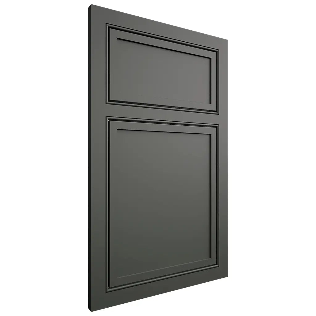 Shiloh Cabinetry Beaded Inset Napa Vertical Paintable Pewter Green Door