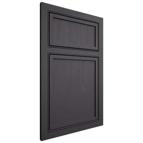 Shiloh Cabinetry Beaded Inset Napa Vertical Poplar Plain Cut Cadet Door