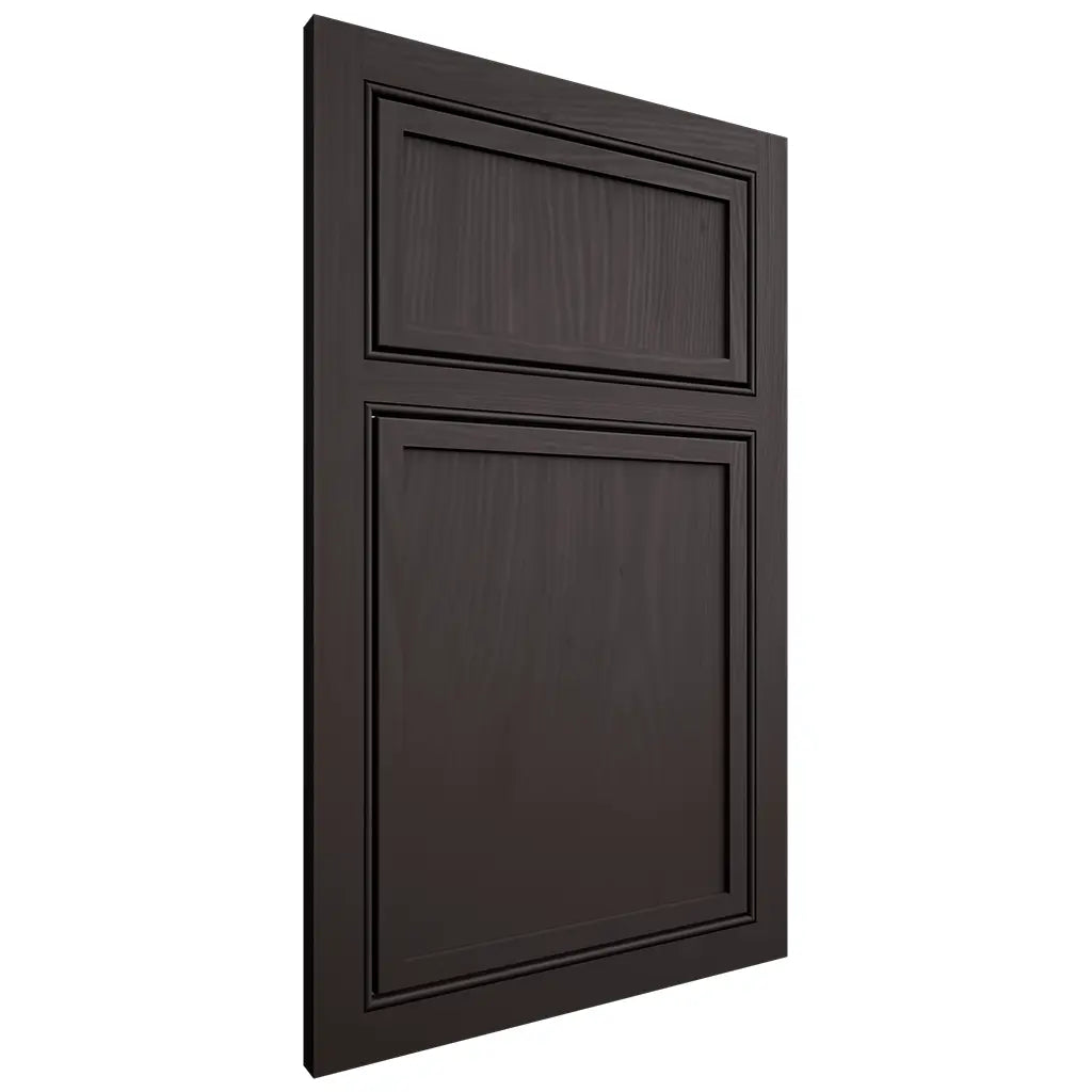 Shiloh Cabinetry Beaded Inset Napa Vertical Poplar Plain Cut Carbon Door