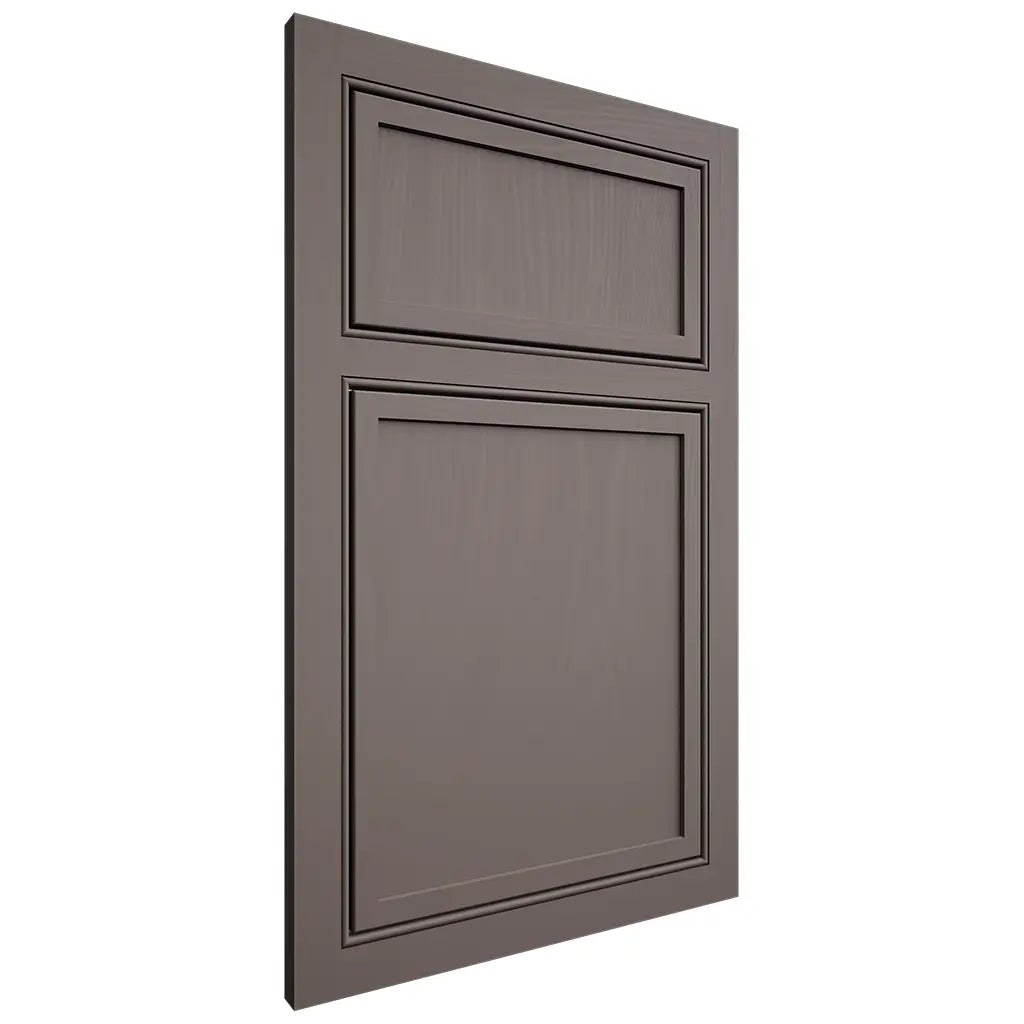 Shiloh Cabinetry Beaded Inset Napa Vertical Poplar Plain Cut Heatherstone Door