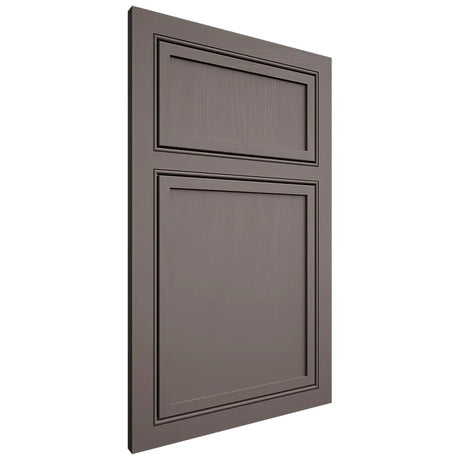 Shiloh Cabinetry Beaded Inset Napa Vertical Poplar Plain Cut Heatherstone Door