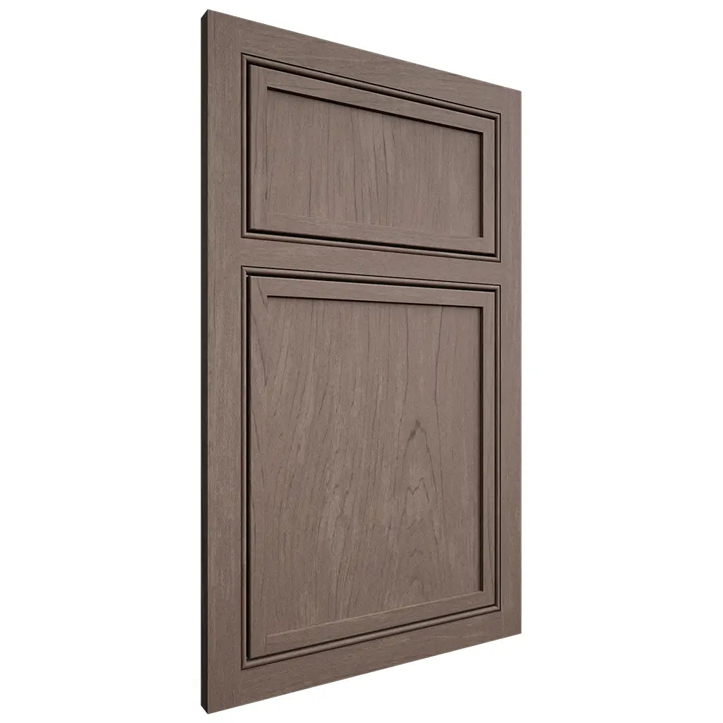 Shiloh Cabinetry Beaded Inset Napa Vertical Poplar Plain Cut River Rock Door