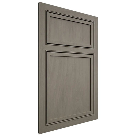 Shiloh Cabinetry Beaded Inset Napa Vertical Poplar Plain Cut Thyme Door