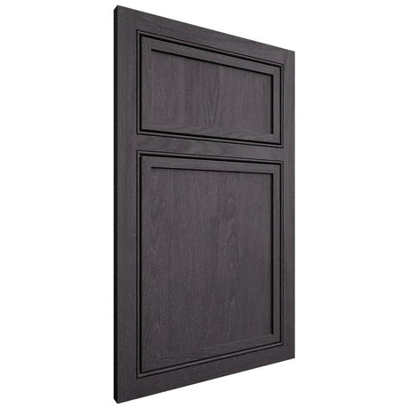 Shiloh Cabinetry Beaded Inset Napa Vertical Red Oak Plain Cut Harbor Door