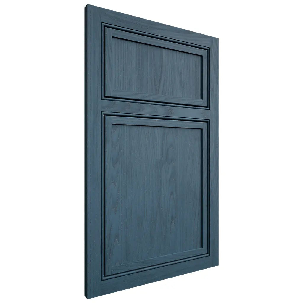 Shiloh Cabinetry Beaded Inset Napa Vertical Red Oak Plain Cut Hudson Door