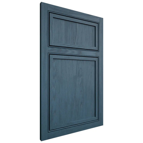 Shiloh Cabinetry Beaded Inset Napa Vertical Red Oak Plain Cut Hudson Door