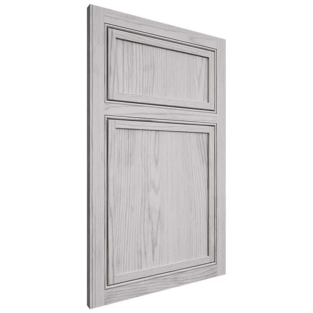 Shiloh Cabinetry Beaded Inset Napa Vertical Walnut Plain Cut Stratus Door