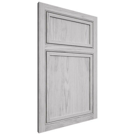 Shiloh Cabinetry Beaded Inset Napa Vertical Walnut Plain Cut Stratus Door