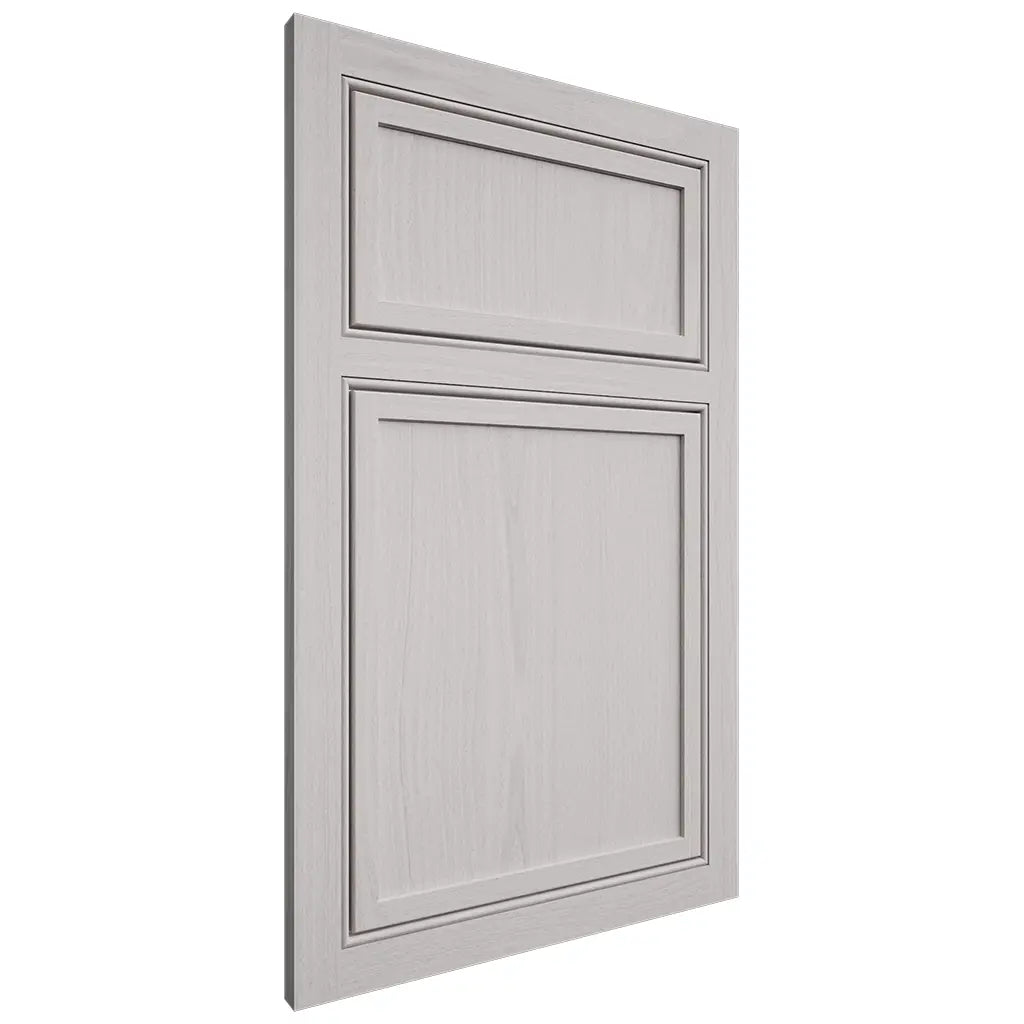 Shiloh Cabinetry Beaded Inset Napa Vertical White Oak Plain Cut Cotton Door