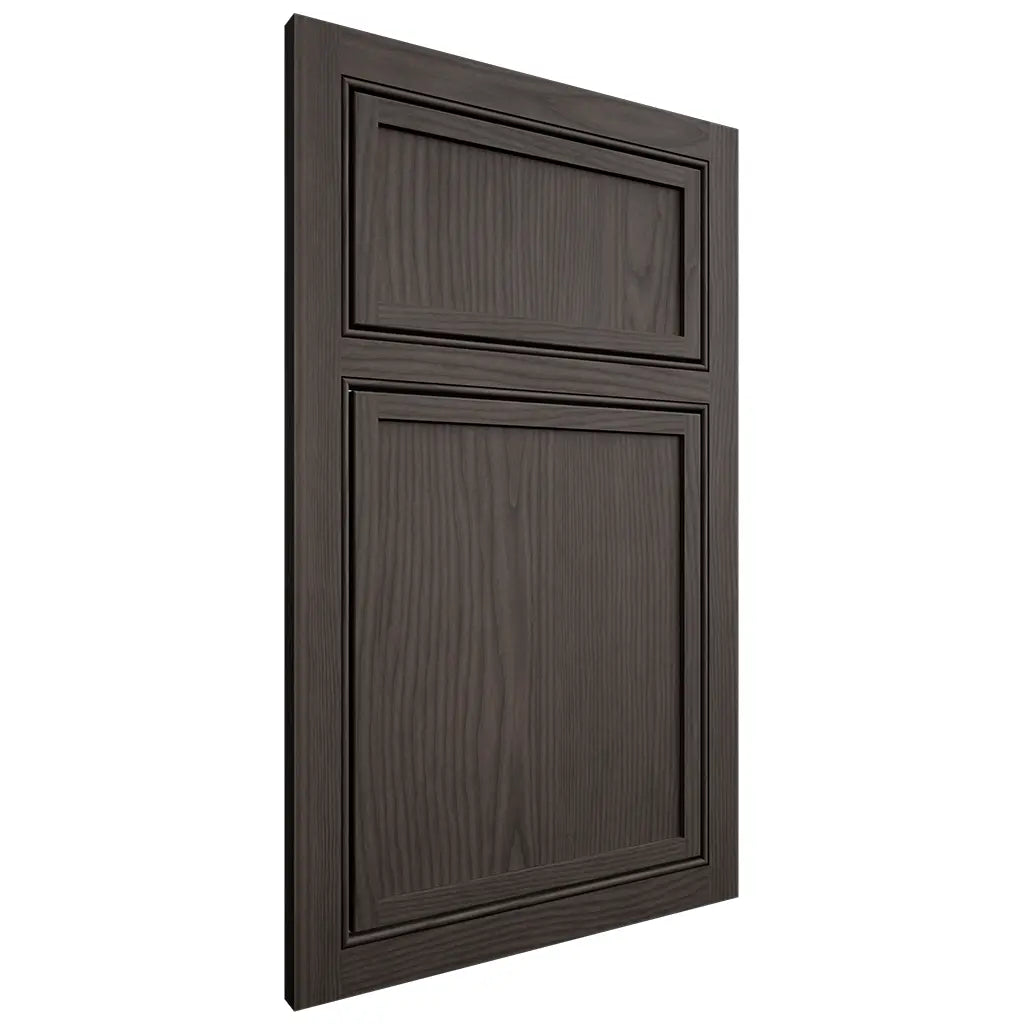 Shiloh Cabinetry Beaded Inset Napa Vertical White Oak Plain Cut Creekside Door