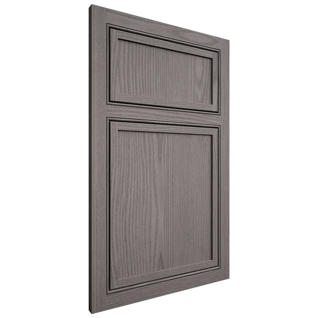 Shiloh Cabinetry Beaded Inset Napa Vertical White Oak Plain Cut Flagstone Door