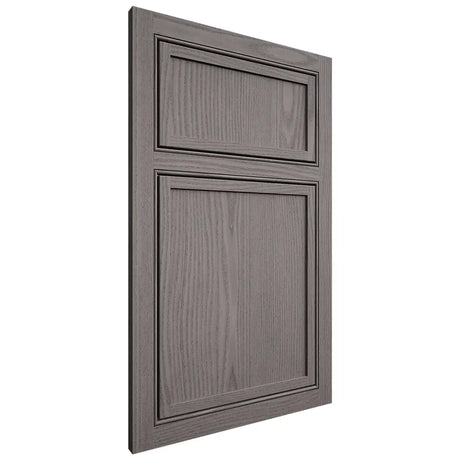Shiloh Cabinetry Beaded Inset Napa Vertical White Oak Plain Cut Flagstone Door