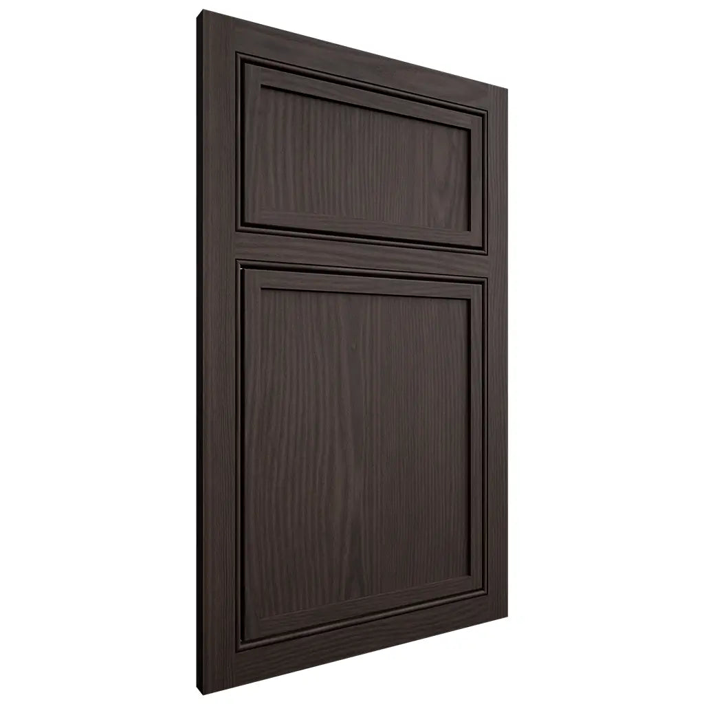 Shiloh Cabinetry Beaded Inset Napa Vertical White Oak Plain Cut Morel Door