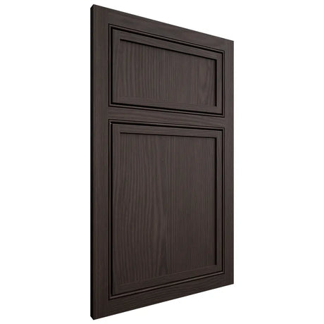 Shiloh Cabinetry Beaded Inset Napa Vertical White Oak Plain Cut Morel Door