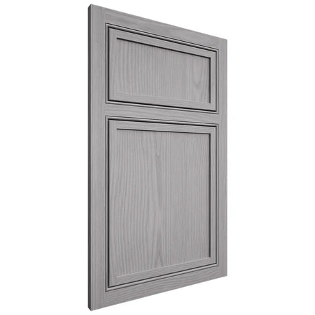 Shiloh Cabinetry Beaded Inset Napa Vertical White Oak Plain Cut Stratus Door