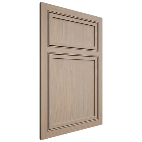 Shiloh Cabinetry Beaded Inset Napa Vertical White Oak Plain Cut Straw Door