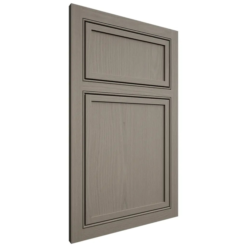 Shiloh Cabinetry Beaded Inset Napa Vertical White Oak Plain Cut Thyme Door