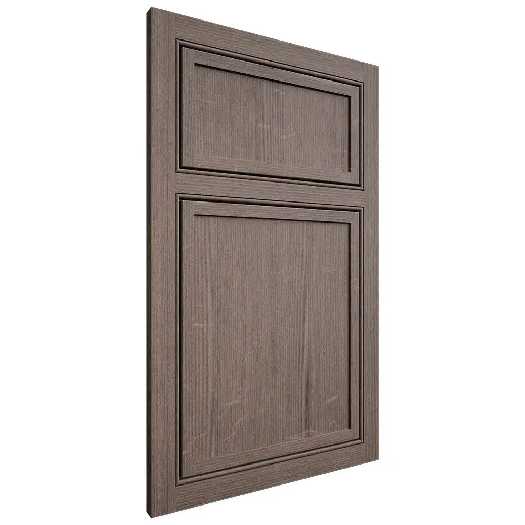 Shiloh Cabinetry Beaded Inset Napa Vertical White Oak Quarter Sawn Clay Door