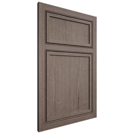 Shiloh Cabinetry Beaded Inset Napa Vertical White Oak Quarter Sawn Clay Door