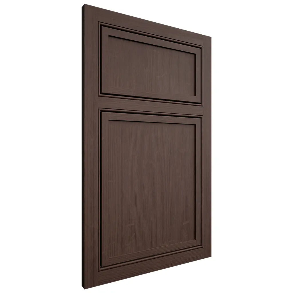 Shiloh Cabinetry Beaded Inset Napa Vertical White Oak Quarter Sawn Dusk Door