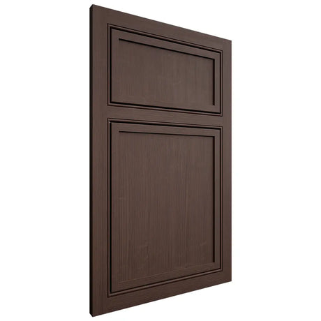 Shiloh Cabinetry Beaded Inset Napa Vertical White Oak Quarter Sawn Dusk Door