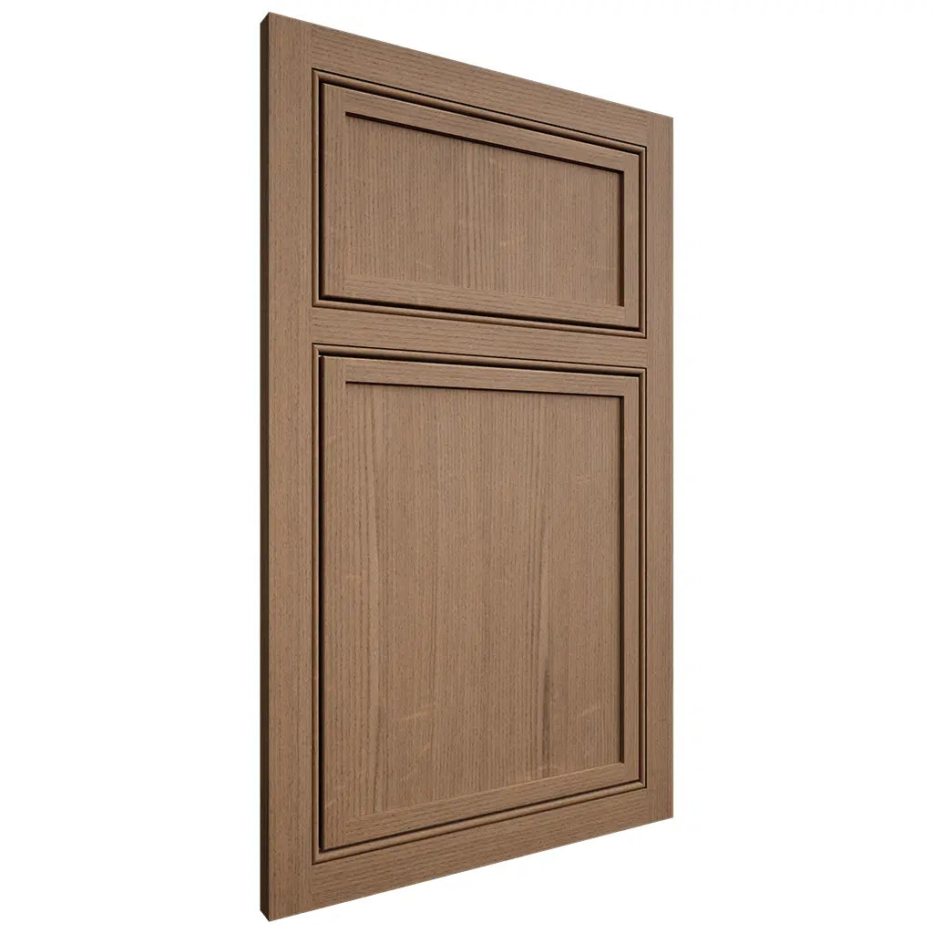 Shiloh Cabinetry Beaded Inset Napa Vertical White Oak Quarter Sawn Medium Door