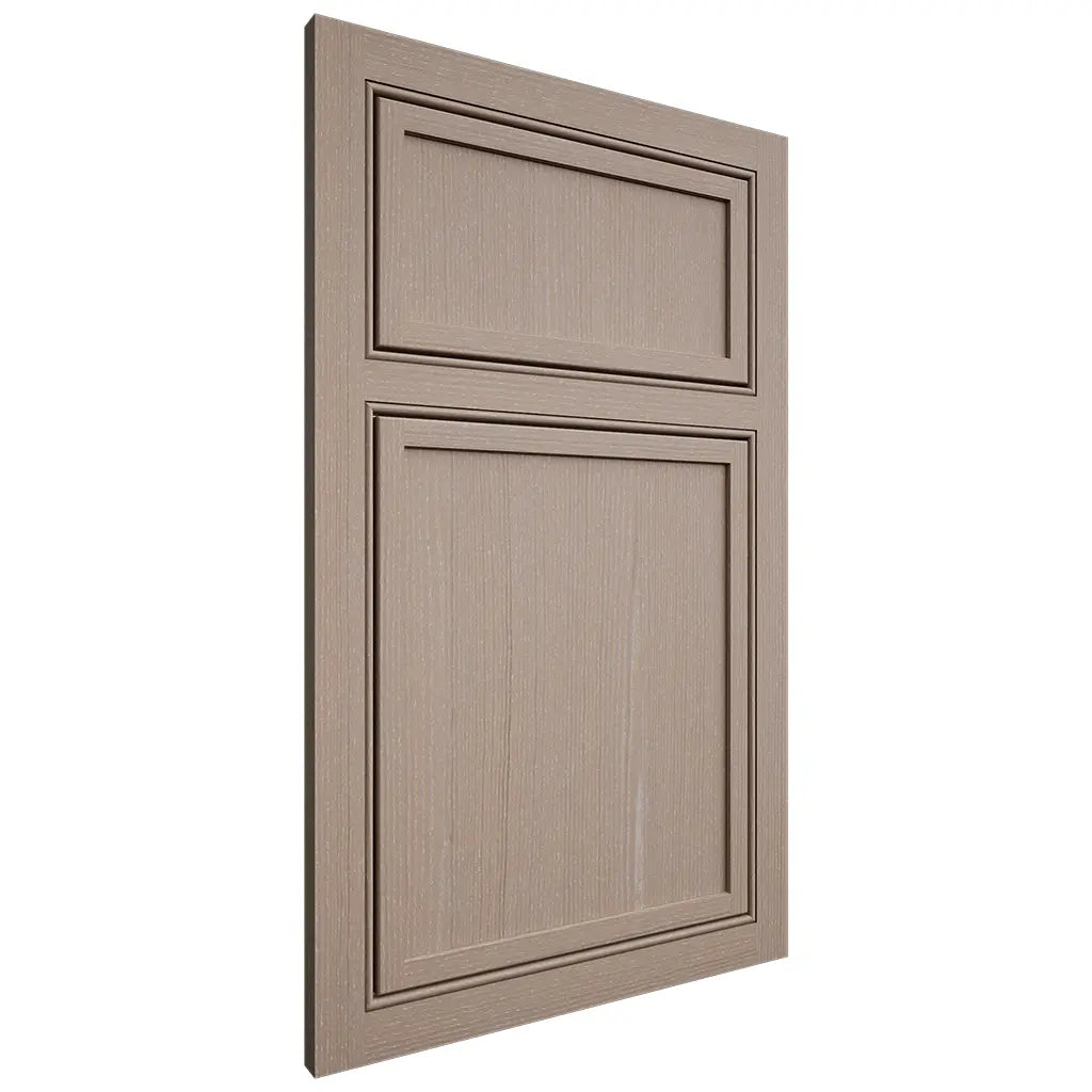 Shiloh Cabinetry Beaded Inset Napa Vertical White Oak Quarter Sawn Whitewash Door