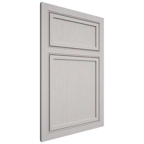 Shiloh Cabinetry Beaded Inset Napa Vertical White Oak Rift Cut Cotton Door