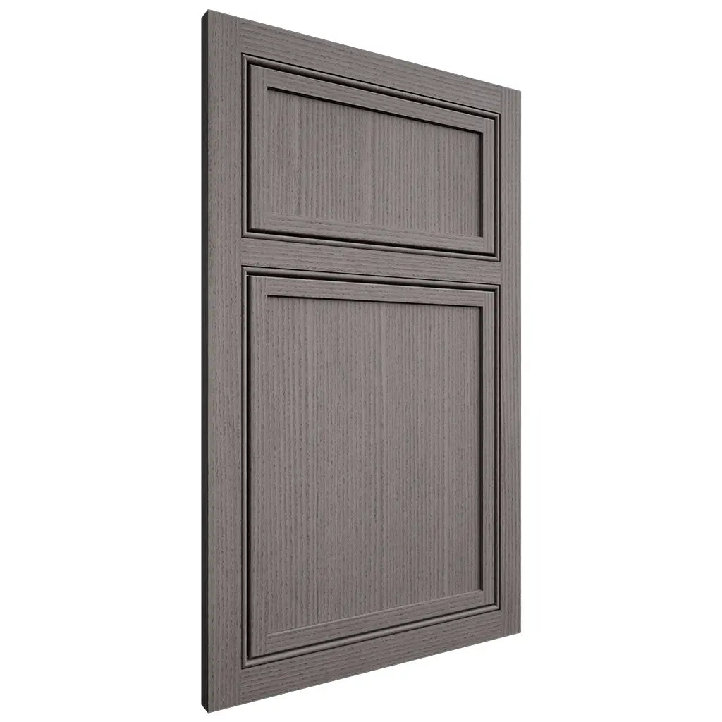 Shiloh Cabinetry Beaded Inset Napa Vertical White Oak Rift Cut Flagstone Door