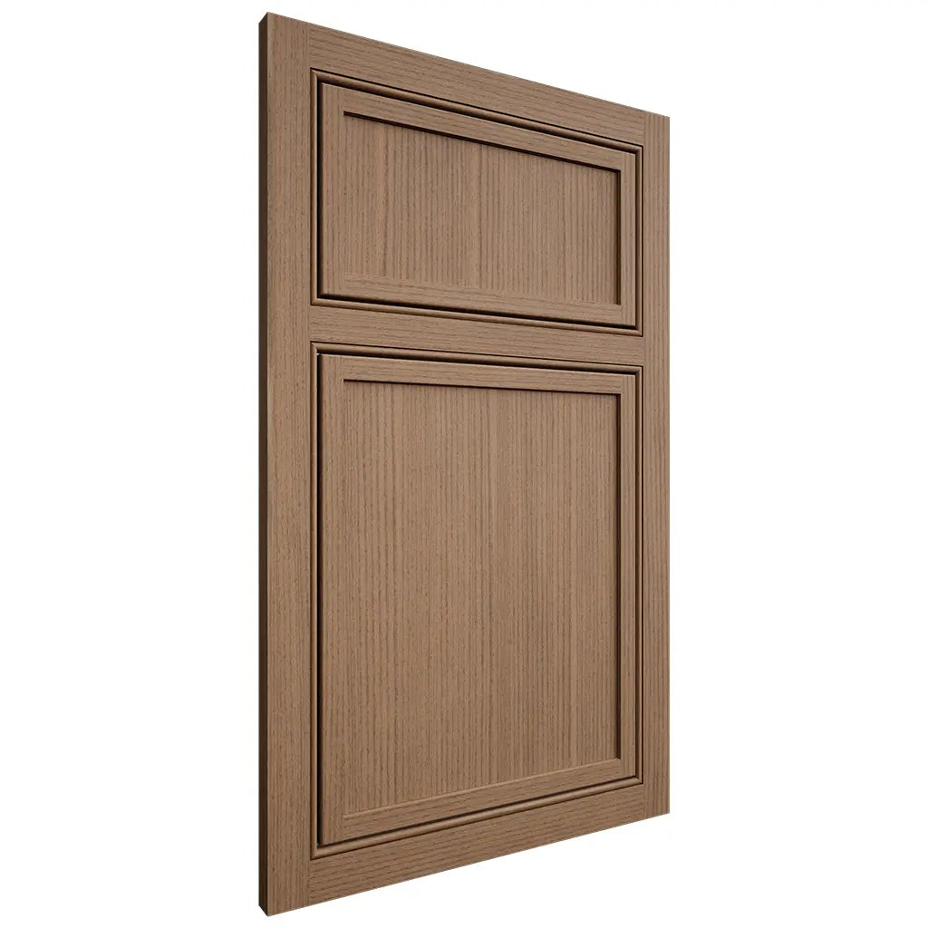 Shiloh Cabinetry Beaded Inset Napa Vertical White Oak Rift Cut Medium Door