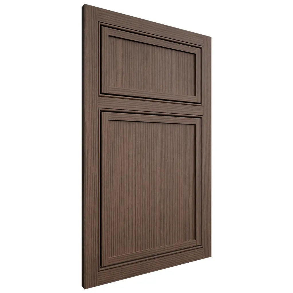 Shiloh Cabinetry Beaded Inset Napa Vertical White Oak Rift Cut Mineral Door