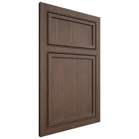Shiloh Cabinetry Beaded Inset Napa Vertical White Oak Rift Cut Mineral Door