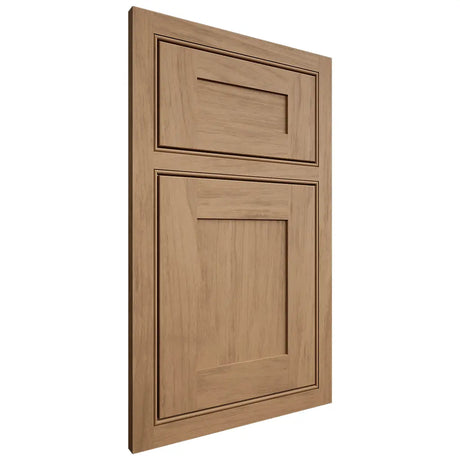 Shiloh Cabinetry Beaded Inset New Haven Alder Plain Cut Dusty Road Door