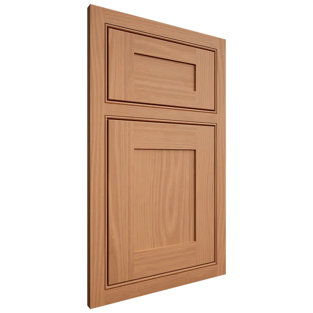 Shiloh Cabinetry Beaded Inset New Haven Cherry Plain Cut Natural Door