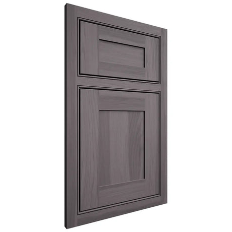 Shiloh Cabinetry Beaded Inset New Haven Hickory Plain Cut Cadet Door
