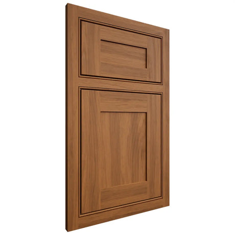 Shiloh Cabinetry Beaded Inset New Haven Hickory Plain Cut Chestnut Door