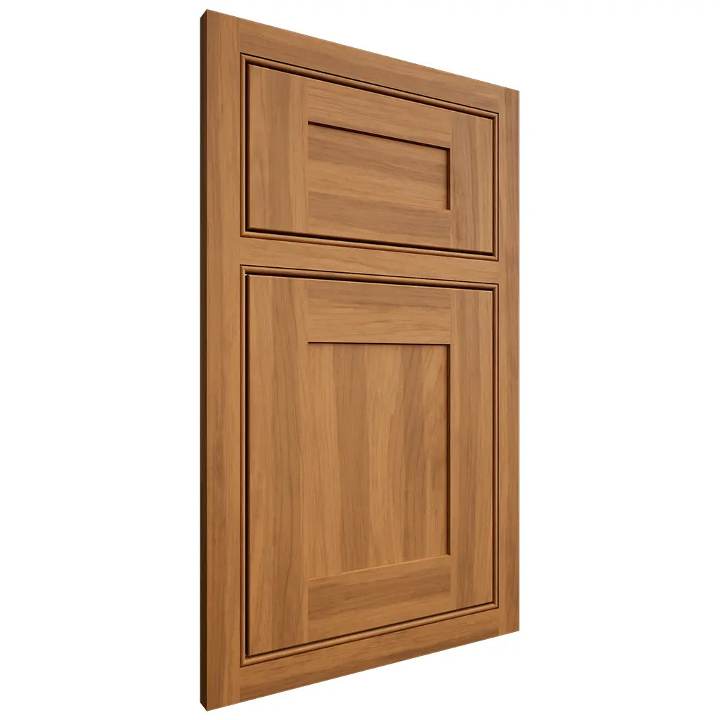 Shiloh Cabinetry Beaded Inset New Haven Hickory Plain Cut Medium Door